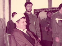 عکس منتشر نشده از هاشمی رفسنجانی در دوره جنگ