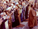 آیت‌الله خامنه‌ای،سحابی،یزدی و صباغیان در نماز جمعه تهران