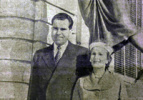 نیکسون و همسرش در سعدآباد