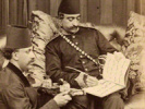 ناصرالدین ‌شاه در آتلیه عکاسان لندن