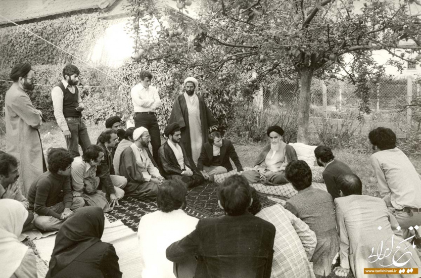 خاتمی، محتشمی‌پور و غفاری در کنار امام خمینی